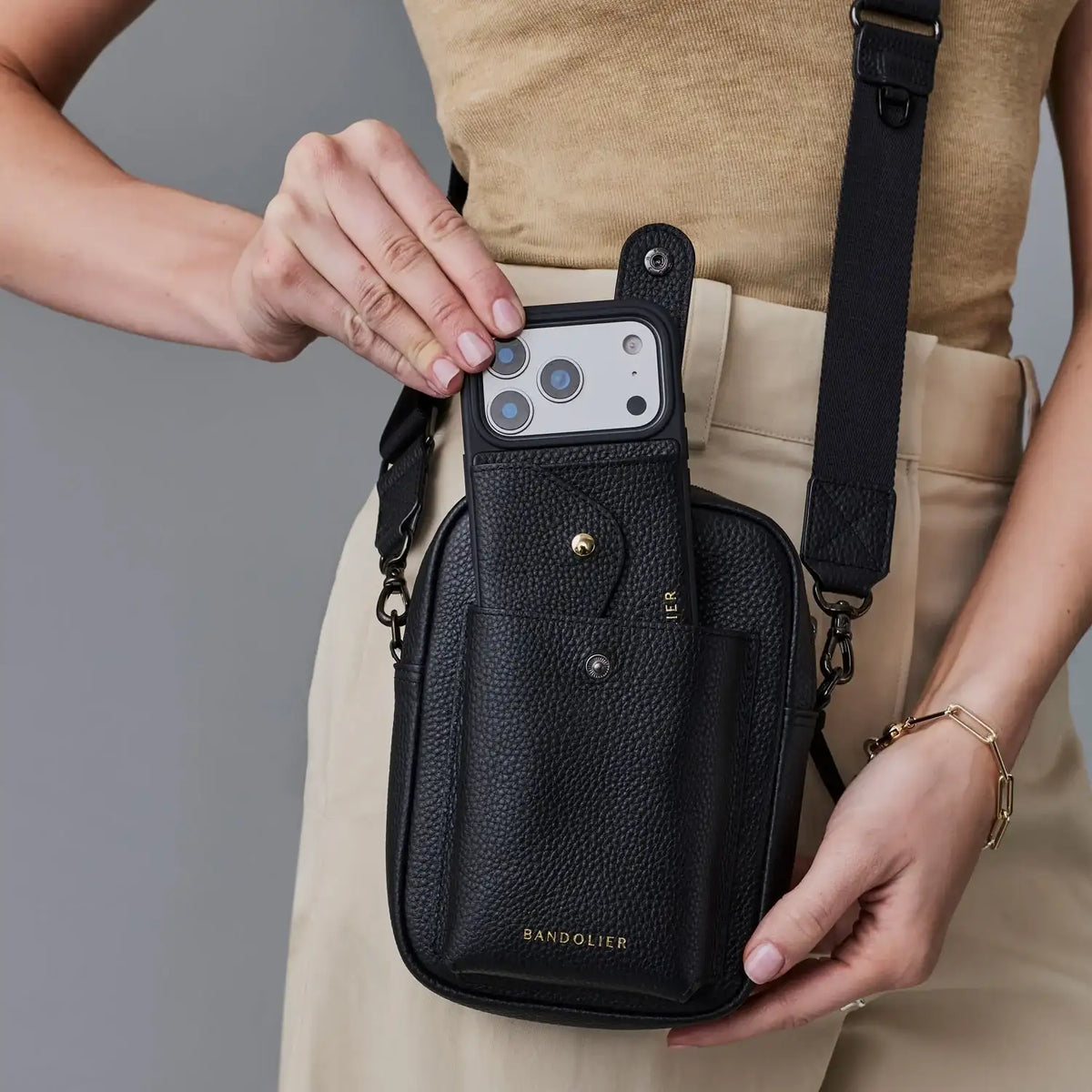 Dillon Bag - Black/Pewter