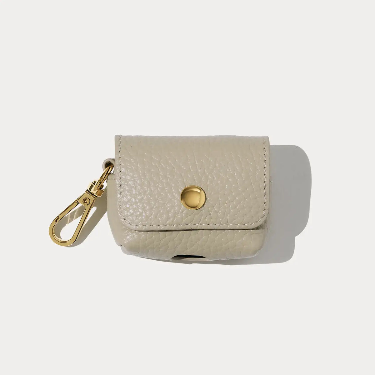 Avery AirPod Clip-On Pouch - Stone/Gold