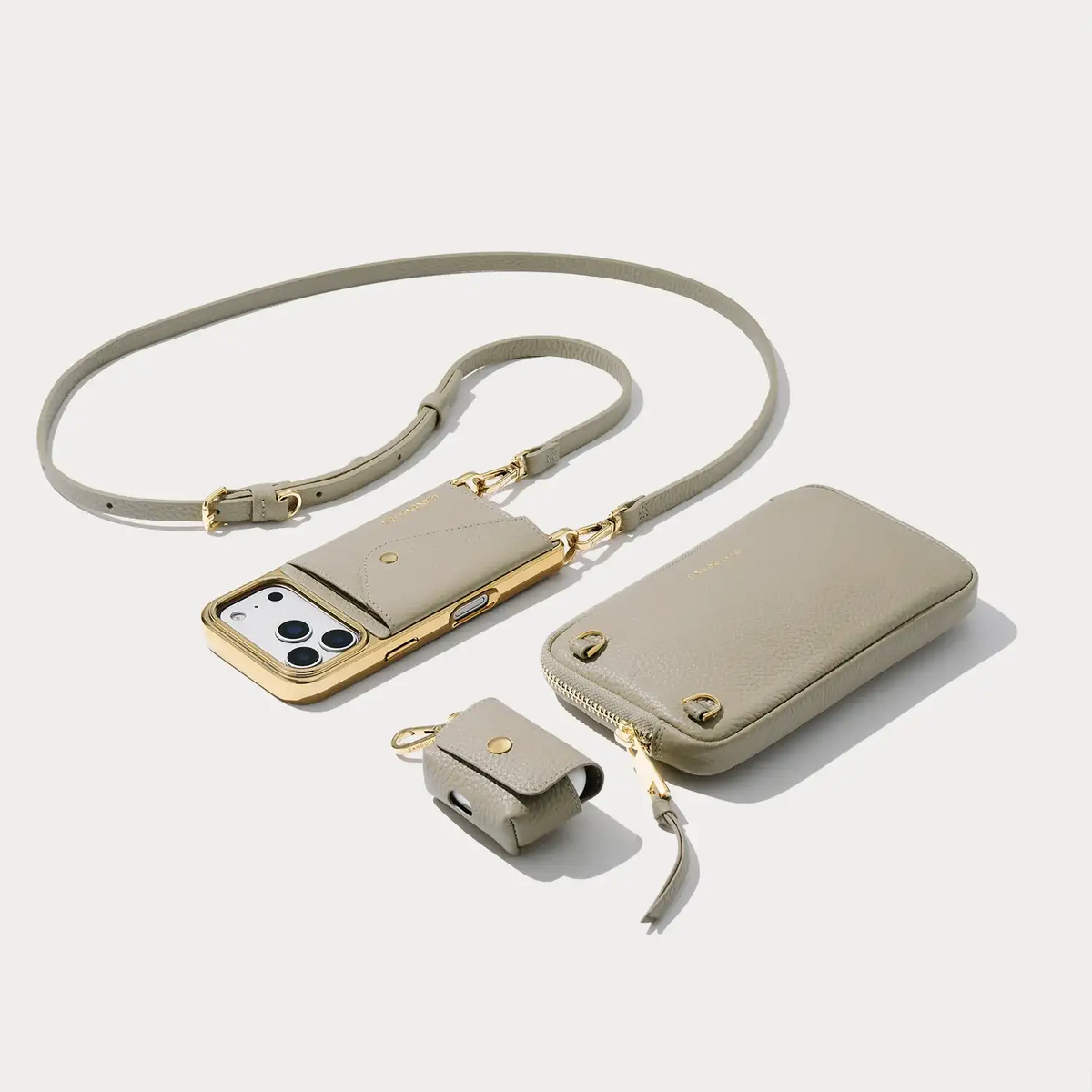 Donna Essentials Set - Stone/Chrome Gold