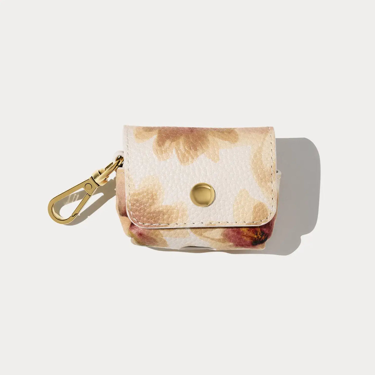 Avery AirPod Clip-On Pouch - Shadow Floral/Gold