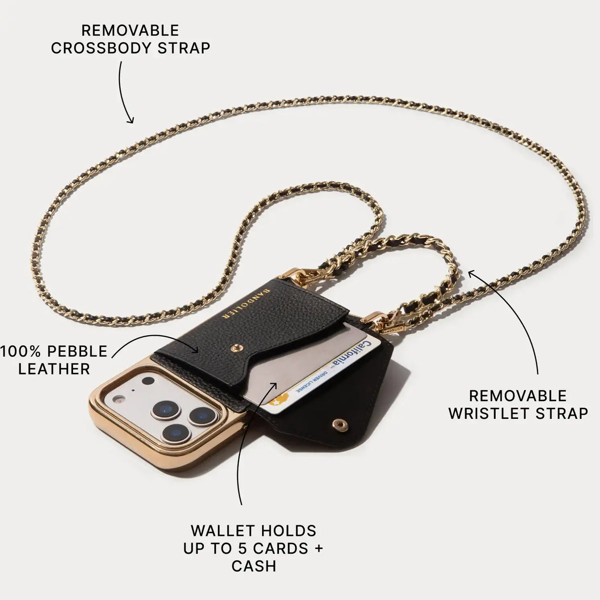 Lily Essentials Set - Black Chrome/Gold