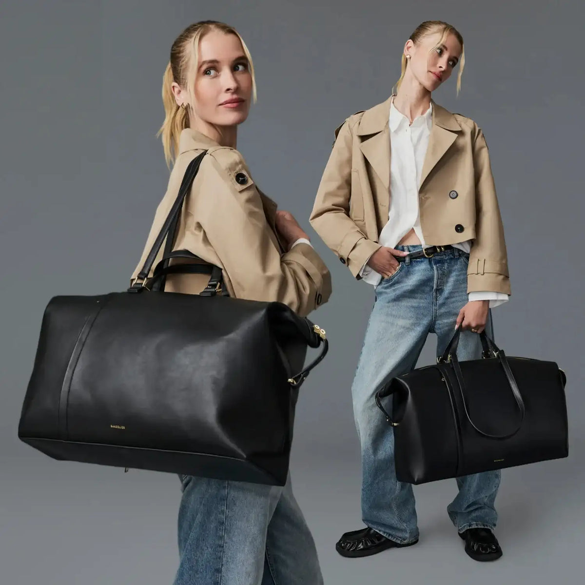 Weekender Bag - Black/Gold