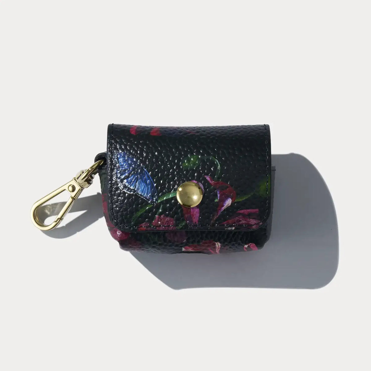 Avery AirPod Clip-On Pouch- Ceci Midnight Garden/Gold