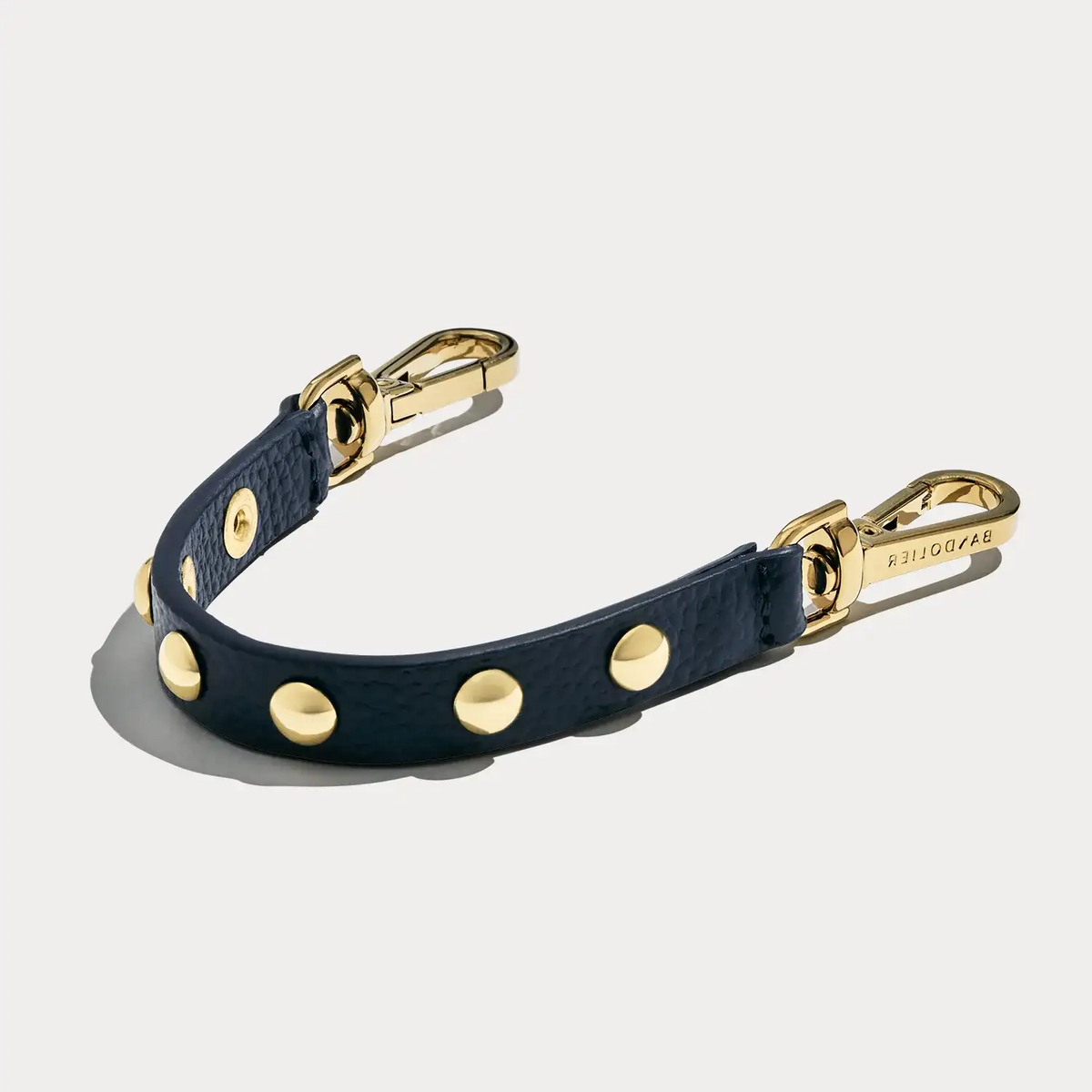 Annie Wristlet - Navy/Gold