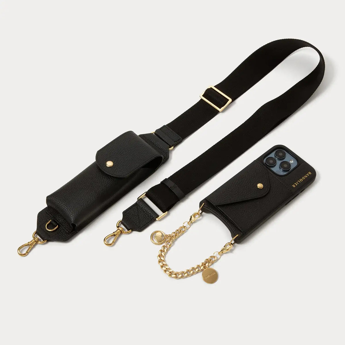Maya with Lana Glasses Strap - Black/Gold