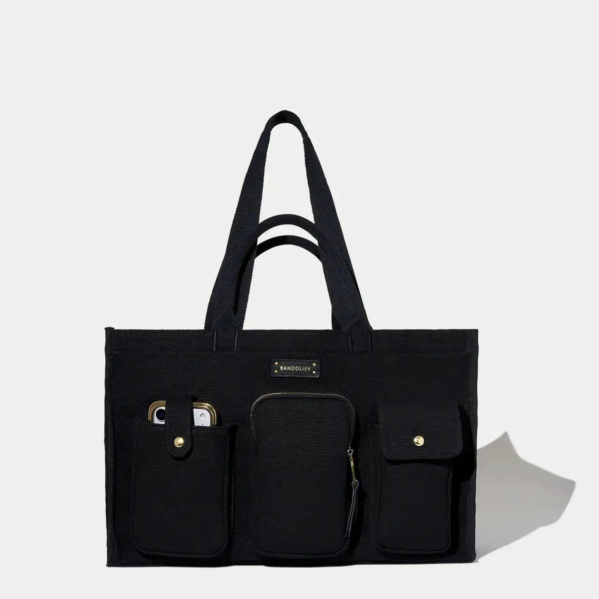 Dillon Carryall Tote  - Black/Gold