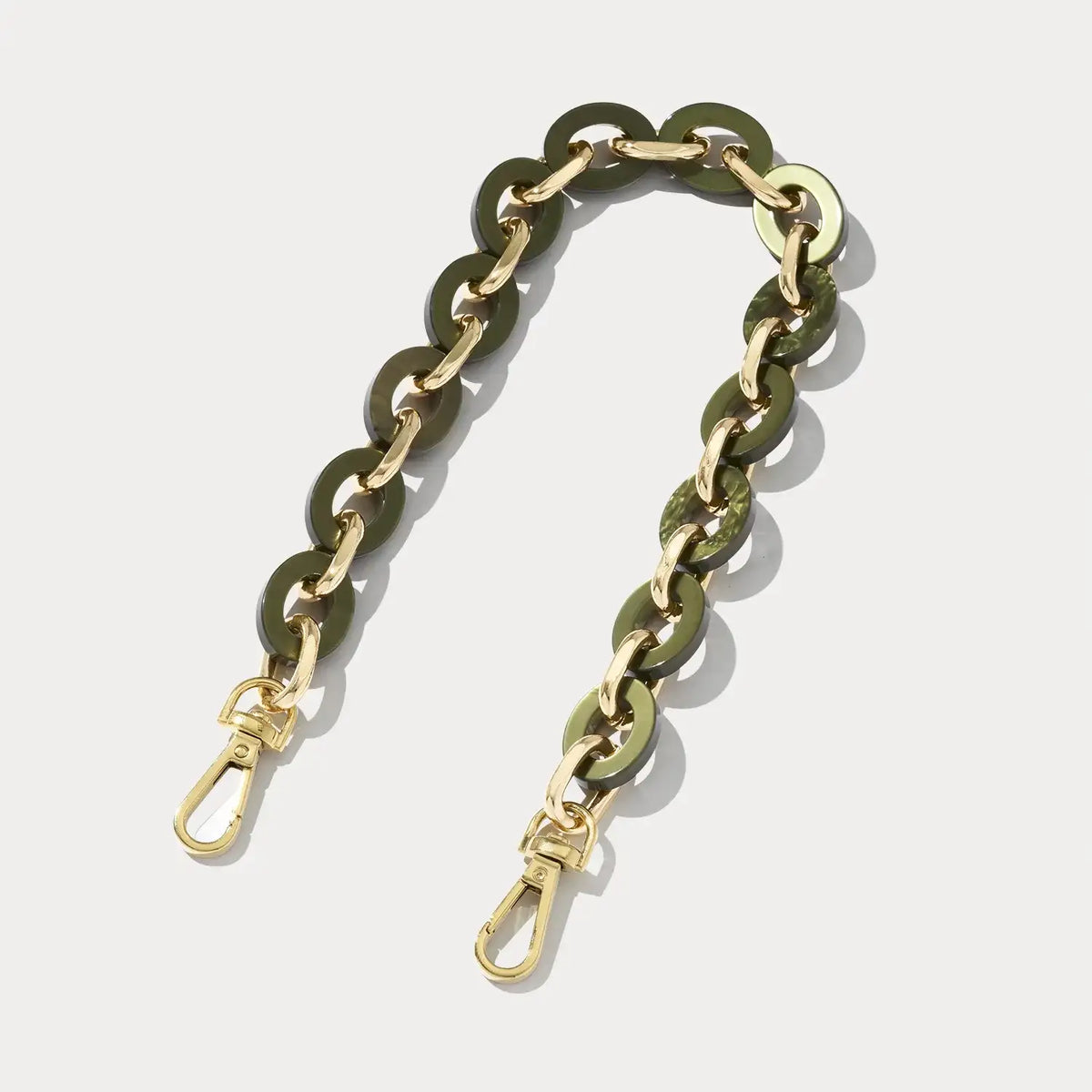 Camilla Long Wristlet - Olive/Gold