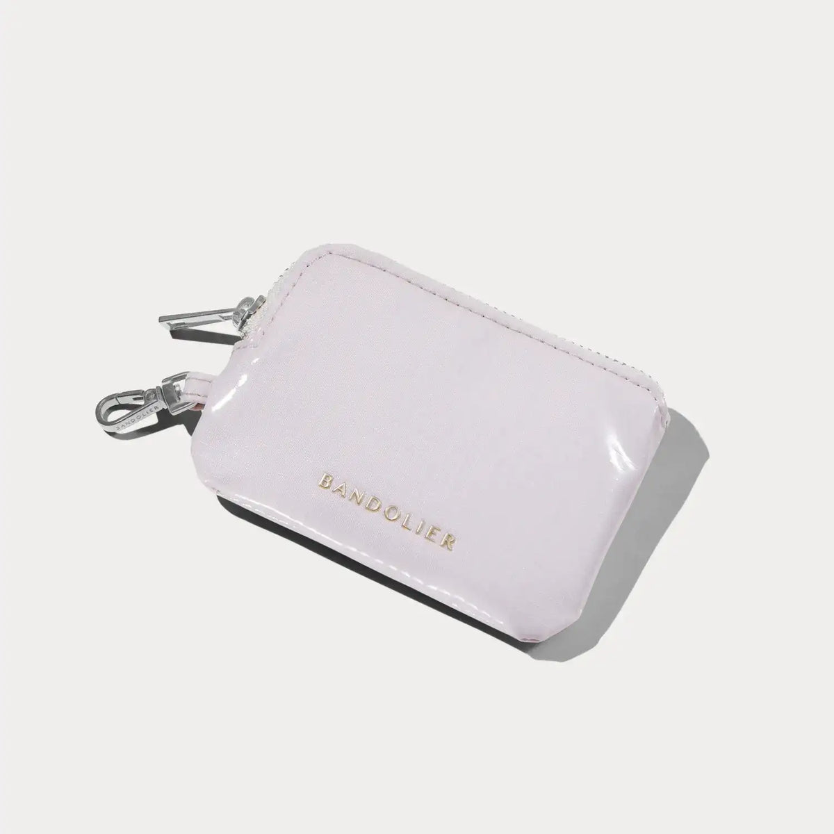 Encore Add-On Zipper Magnet Wallet - Petal Pink/Silver