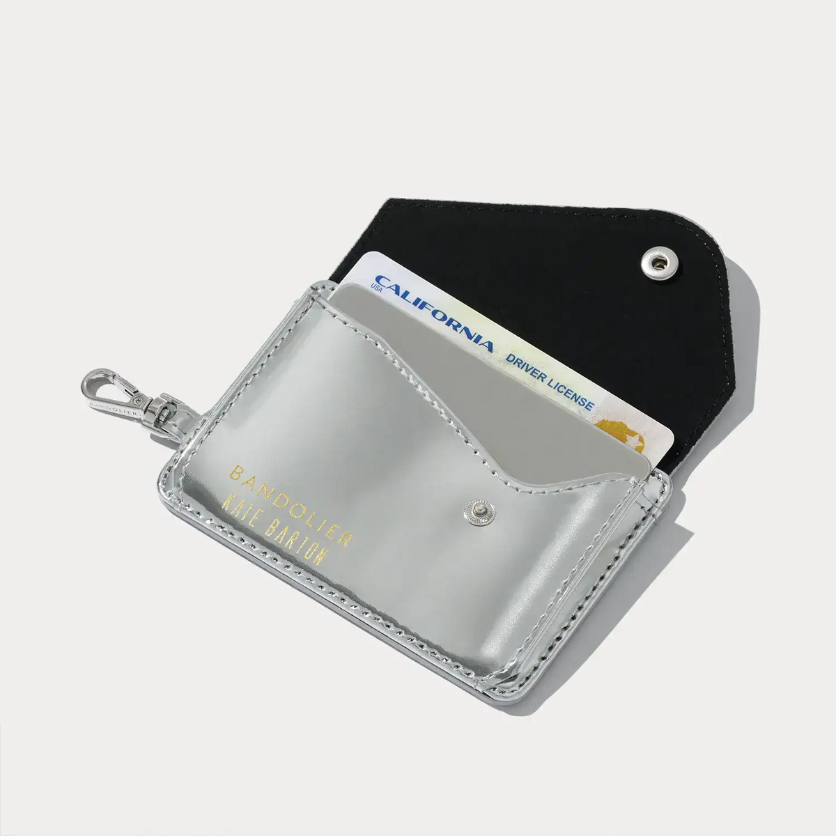 Add-On Magnet Wallet - Silver Patent/Silver