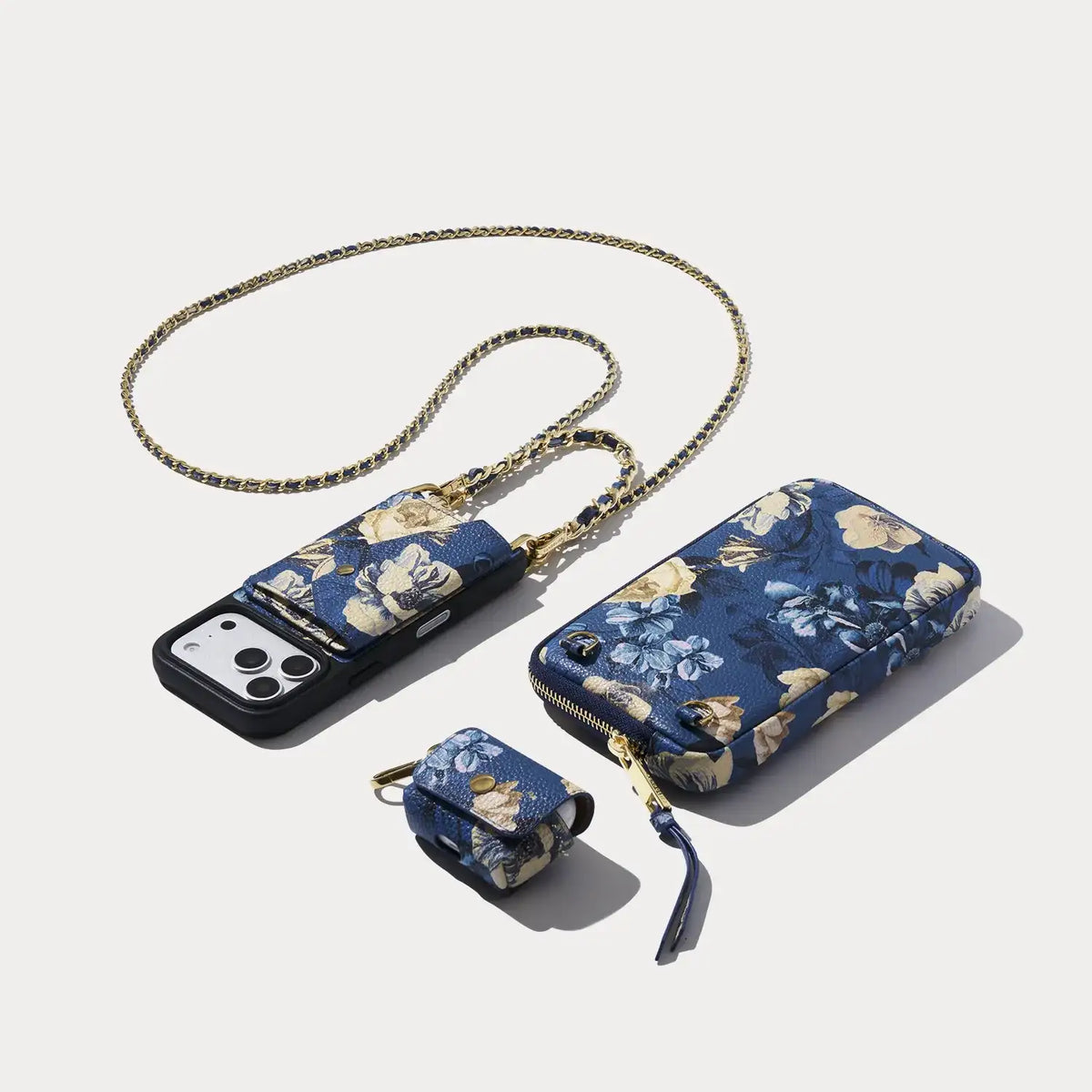 Rae Magnet Duet Essentials Set - Ceci Indigo Floral/Gold